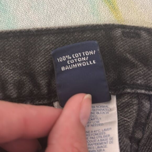 Vintage Land’s End size 10 high waisted black denim jeans - Picture 8 of 9